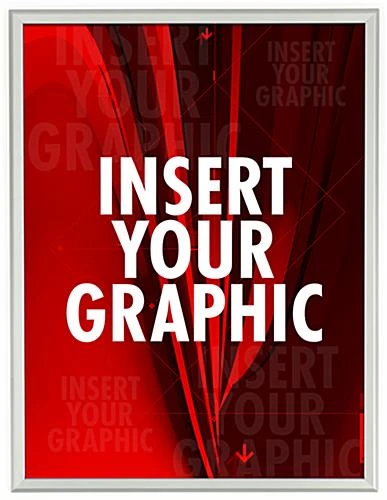 30 X 40 Poster Frame For Wall, Snap Open, 32mm Profile - Silver - Image 4