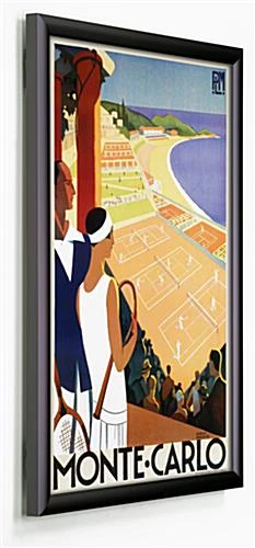 18 X 24 Poster Frame For Wall, Swing Open Door, Aluminum - Black - Image 2