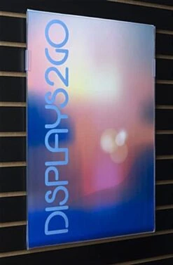 Workshop Series 18 X 24 Poster Frame For Slatwall, Side-Loading - Clear