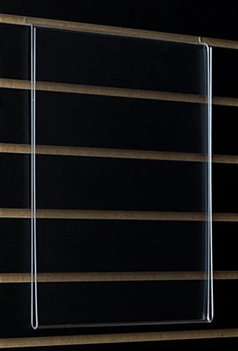 Workshop Series 11 X 14 Sign Frame For Slatwall, Side-Loading - Clear - Image 3