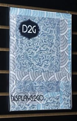 Workshop Series 11 X 14 Sign Frame For Slatwall, Side-Loading - Clear