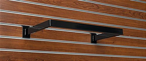 Metal Slatwall Hangrail, Set Of 2 – Black - Image 2