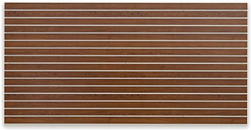 96 X 48 Slatwall Panel For Wall, Aluminum Inserts - Cherry - Image 2