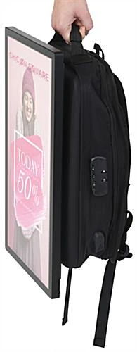 21.5" Digital Backpack With LCD Screen, Android 7.1 OS - Black - Image 11