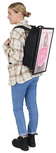 21.5" Digital Backpack With LCD Screen, Android 7.1 OS - Black - Image 12