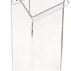 Workshop Series Acrylic Brochure Holder For Gridwall, Fits 4” X 9” Pamphlets - Clear