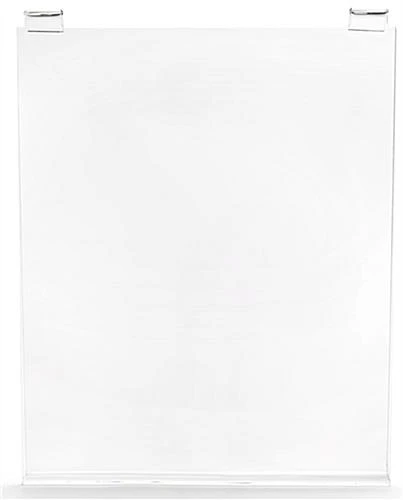 Workshop Series Acrylic T-Shirt Display For Gridwall, Top Loading - Clear - Image 3