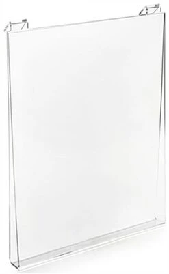 Workshop Series Acrylic T-Shirt Display For Gridwall, Top Loading - Clear