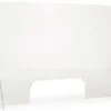 Countertop Sneeze Shield, Acrylic, Horizontal Orientation - Clear