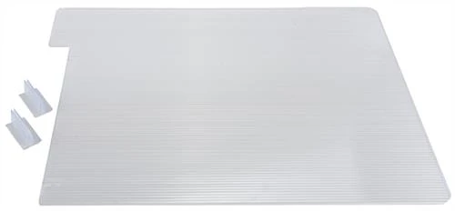 Extended Countertop Sneeze Shield, Polycarbonate, Single Panel - Translucent - Image 5