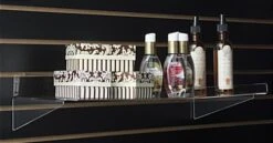 Workshop Series 22 X 10 Slatwall Shelf - Clear Acrylic