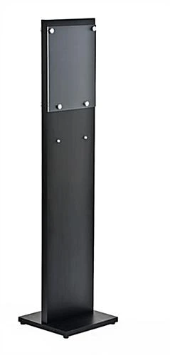 Workshop Series 8.5 X 11 Sign Stand With Standoff Frame, Double-sided - Black