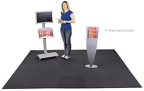 10' X 10' Interlocking Foam Mat - Black - Image 4