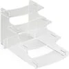 Workshop Series Tiered Acrylic Step Risers With 4 Platforms - Clear