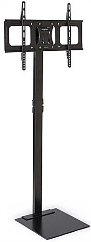 TV Stand With Tilting & Swiveling Bracket, Fits Monitors 32”-70” - Black