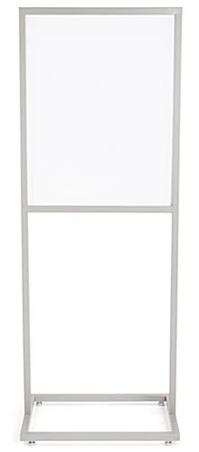 22 X 28 Poster Stand For Floor, Top Insert, 2 Sided, With Floor Levelers - Gray - Image 2