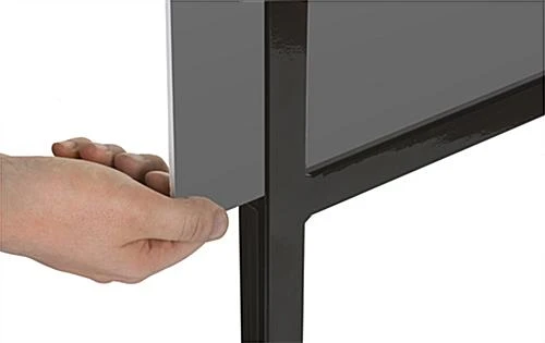 22 X 28 Poster Stand For Floor, 2-Sided, Side Insert, Metal - Black - Image 4