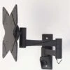 TV Wall Mount With Articulating Arm Fits Monitors 23-42", Built-in Level - Black
