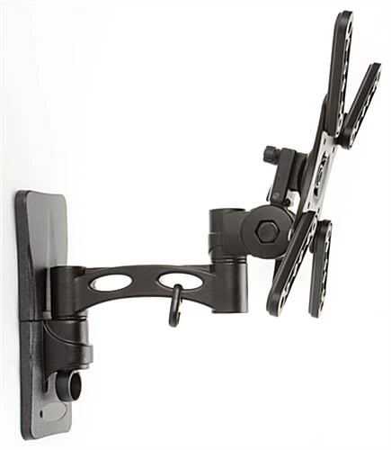 TV Wall Mount With Articulating Arm Fits Monitors 10 To 42-Inch - Black - Image 2