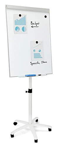 28 X 40 Write-On Board, Floor Stand W/ Wheels, Dry Erase, Single Sided - White - Image 9