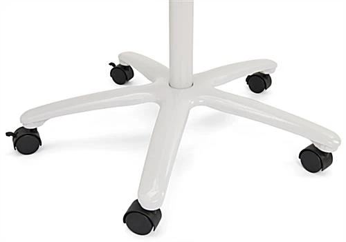 28 X 40 Write-On Board, Floor Stand W/ Wheels, Dry Erase, Single Sided - White - Image 6