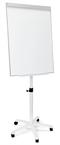 28 X 40 Write-On Board, Floor Stand W/ Wheels, Dry Erase, Single Sided - White
