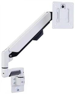 TV Wall Mount For Monitors 13" To 32", Full Motion Articulating Bracket - White