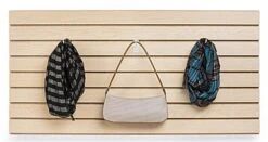 48 X 24 Slatwall Panel For Wall Mount Use, Unfinished Grooves, Set Of 2 - Maple