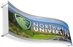 18 X 44.5 Poster Frame For Wall, Side Loading, Curved - Silver